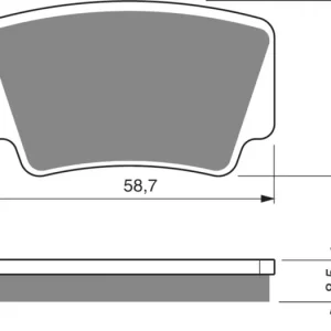 Brzdové destičky GOLDFREN 260 K5 46707 797.52.60 Kup Teď