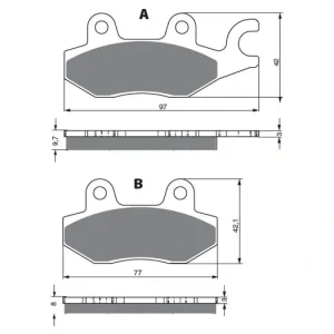 Brzdové destičky GOLDFREN 247 S3 14761 797.S2.47 Kup Teď