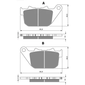 Ihned K Objednání Brzdové destičky GOLDFREN 274 S3 29295 797.S2.74