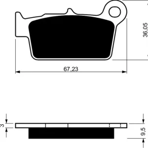 Velkoobchod Brzdové destičky GOLDFREN 187 S33 OFF-ROAD REAR 46459 797.31.87