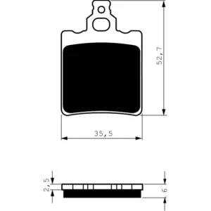Brzdové destičky GOLDFREN 096 K1 21362 797.K0.96 Výprodej