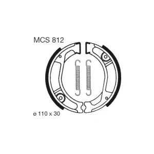 Doprava Zdarma Brzdové čelisti LUCAS MCS 812 786.08.12