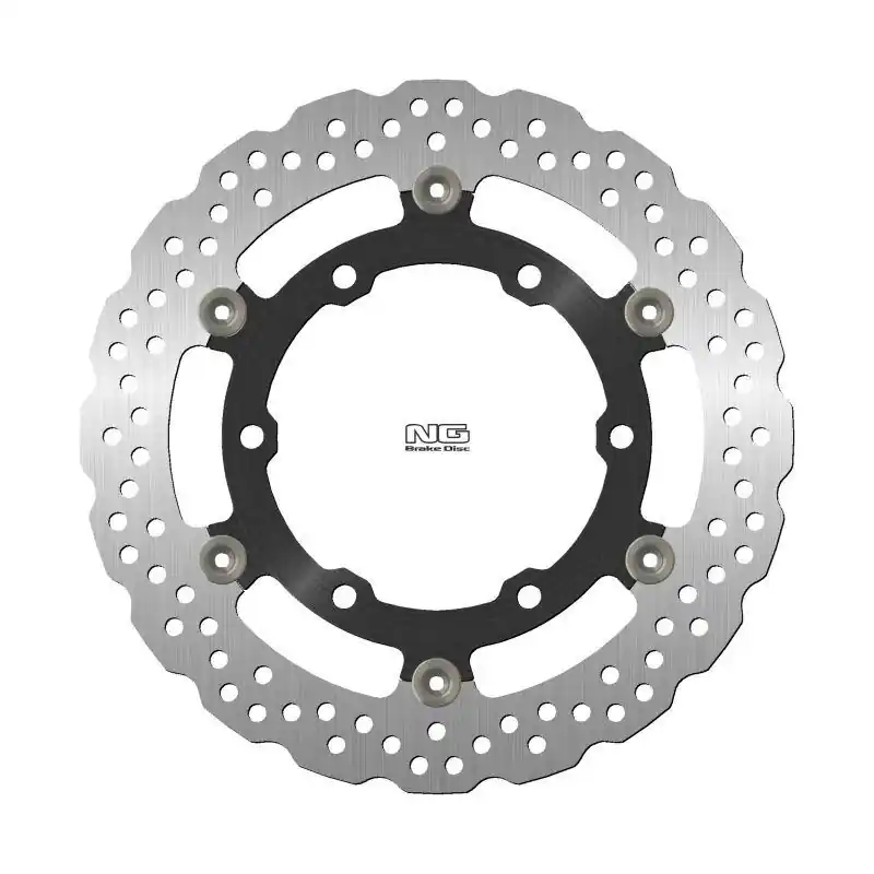 Značkový NG přední brzdový kotouč KAWASAKI 250R NINJA 08-14, ZX-25R 250 19-20, s 250 13, (290X130X4,5mm) (6X10,25mm) WAVE (prostředek hliníkový)
