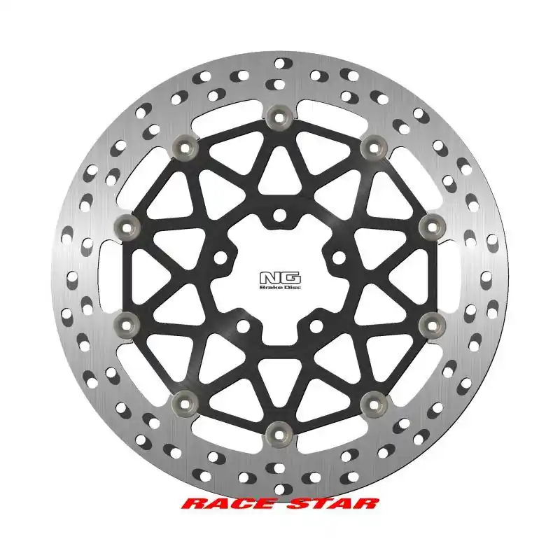 Akční Cena NG přední brzdový kotouč RACE STAR PREMIUM KAWASAKI ZX 10R SE ABS 19-20, ZX 10RR ABS 17-24 (330X70X6mm) (5X10,25mm) (prostředek hliníkový, vylepšený chlazení)