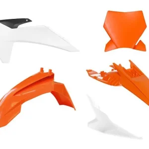 RACETECH (RTECH) kompletní sada plastů KTM SX 65 24-25 barva ( oranžová / bílá / černá ) Vrácení Zdarma