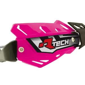 Cenový Hit RACETECH (RTECH) kryty páček FLX ATV/QUAD barva růžová NEON (se 3 typy úchytů na řídítka)