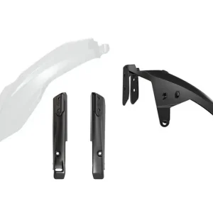 Cenová Bomba RACETECH (RTECH) kompletní blatník přední s kryty teleskopů ( tlumičů ) YAMAHA T7 TENERE 700 19-24 barva bílá / černá