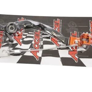 ACCEL páka nožní brzdy KTM SX / XCF / XC / EXCF 125 / 250 / 300 / 350 / 450 / 500 23, HUSQVARNA TX / FC / FX 23, (A46013050144) barva oranžová Originální