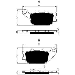Brzdové destičky GOLDFREN 155 S3 14540 797.S1.55 Levný