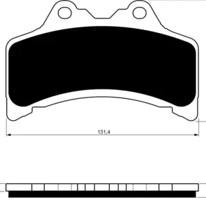 Výprodej Brzdové destičky GOLDFREN 204 S3 14656 797.S2.04