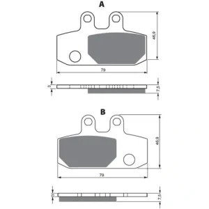 Brzdové destičky GOLDFREN 223 S3 14700 797.S2.23 Nejlepší Cena