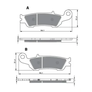 Nakupujte Hned Brzdové destičky GOLDFREN 248 S3 14764 797.S2.48