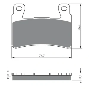 Brzdové destičky GOLDFREN 279 S3 19172 797.S2.79 Cenový Hit