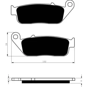 Brzdové destičky GOLDFREN 022 S3 24308 797.S0.22 Ihned K Objednání