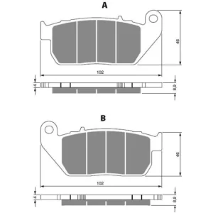 Brzdové destičky GOLDFREN 272 S3 29294 797.S2.72 Rychlé Dodání