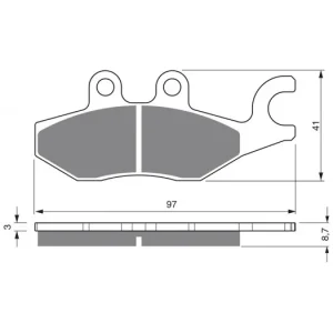 Brzdové destičky GOLDFREN 266 S3 46843 797.S2.66 Koupit Online