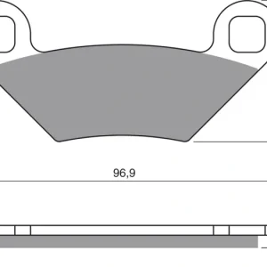 Prémiový Brzdové destičky GOLDFREN 300 S33 OFF-ROAD 46525 797.33.00