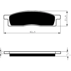 Levný Brzdové destičky GOLDFREN 034 S33 OFF-ROAD FRONT 46405 797.30.34