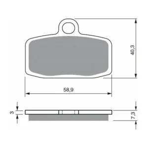 Brzdové destičky GOLDFREN 307 S33 OFF-ROAD FRONT 46532 797.33.07 Exkluzivní