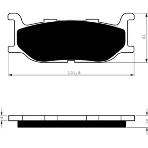 Brzdové destičky GOLDFREN 048 S33 STREET FRONT 46564 797.40.48 Celosvětová Doprava