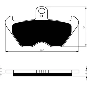 Must-Have Brzdové destičky GOLDFREN 117 S33 STREET FRONT 46586 797.41.17