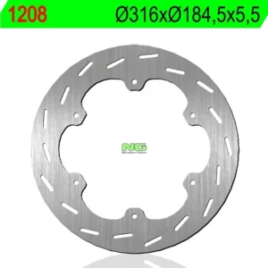 Brzdový kotouč NG 1208 DIS1208 210.1208 Ihned K Objednání