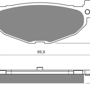 Brzdové destičky GOLDFREN 268 AD 46738 797.A2.68 Omezená Nabídka