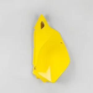 Rychlé Dodání UFO boční tabulky na startovací číslo SUZUKI DRZ 400E 00-24 (1 kus pravý) barva žlutá -