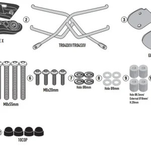 Nová Kolekce KAPPA rychloupínací boční nosič brašen REMOVE-X HONDA CB 500 HORNET 24-25, CB 750 HORNET 23-25 - nahrazuje TR1200K