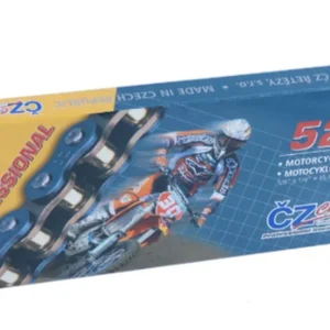 CZ hnací řetěz 520 M (108 článků) MOTOCROSS do 125 ccm (2T), 250 ccm (4T) (35,0 KN) + spona Víkendová Akce