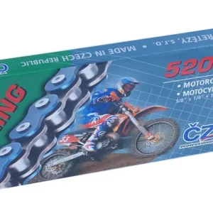 Odeslání Ihned CZ hnací řetěz 520 RDO (120 článků) O-kroužek do 450 ccm (33,8 KN) (s otvory vylučujícími bláto) + nýtovací spojka