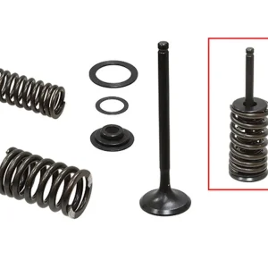 PSYCHIC výfukový ventil (kompletní ZAWÓR s pružinami a podložkami) HONDA CRF 150 F 03-05, CRF 230 L / F 03-19 ocelový (XU-09543E) (27X5,34X89,35mm) Vrácení Zdarma