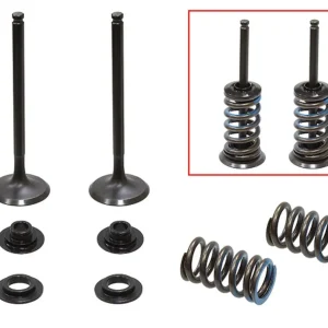 Prémiový PSYCHIC výfukové ventily (komplet 2 kusy. ventilů s pružinami a podložkami) HUSQVARNA FC 350 14-22, KTM SX-F / XC-F 350 13-19 (MX-09556E)