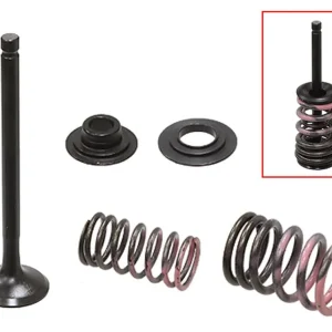 Vrácení Zdarma PSYCHIC výfukový ventil (kompletní ZAWÓR s pružinami a podložkami) HONDA CRF 110 F / 125 F / FB 13-23 ocelový (MX-09558E) (21X4,96X76mm)