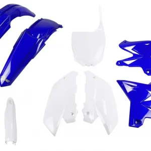 UFO kompletní sada plastů (FULL KIT) s kryty tlumičů YAMAHA YZ 125 / 250 02-14 restyling barva (světle modrý/bílá) (YA312E999) Akční Cena