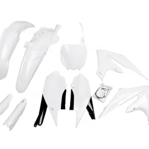 Časově Omezené UFO kompletní sada plastů (FULL KIT) s kryty tlumičů YAMAHA YZF 250 19-23, YZF 450 18-22 barva bílá