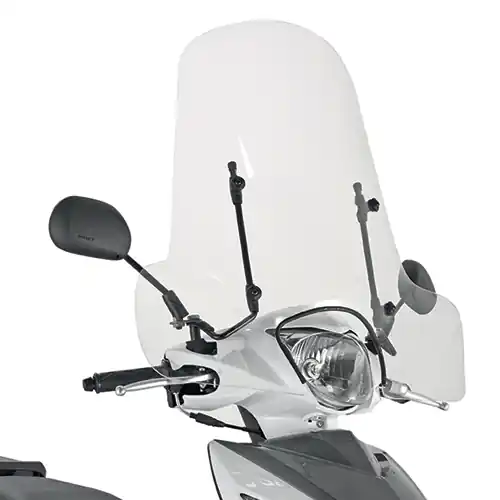 Nakupujte Hned KAPPA plexi štít KEEWAY / PIAGGIO / PEUGEOT / SYM / SUZUKI 50,8X66 cm průhledný (107A) - bez upevnění