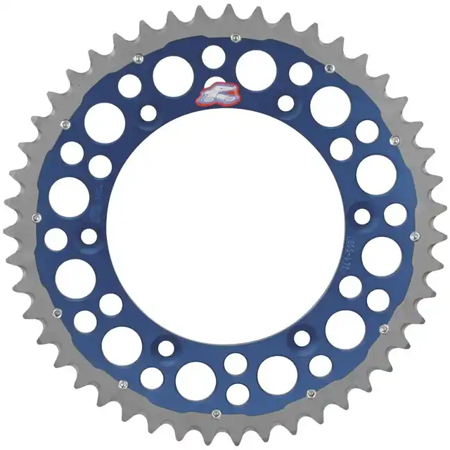 RENTHAL rozeta TWINRING 899 52 (ocel-hliník) barva světle modrá KTM/HUSQVARNA/HUSABERG (JTR897,52) (89952) Ověřený