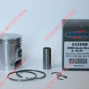 Ověřený Píst Vertex DERBI SENDA 50 (39,87mm) (kroužky 53010003990 X 2 kusy)