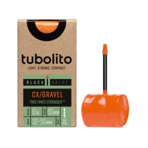 Super Cena Duše TUBOLITO CX/Gravel Black Valve FV 42 mm