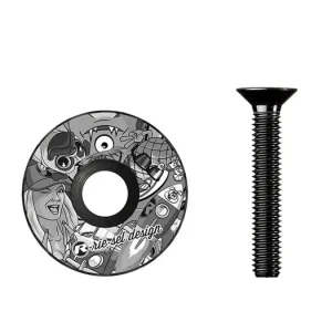 Zlevněný Víčko hlavového složení RIE:SEL DESIGN stickerbomb eyecatcher ultrablack 2022