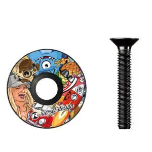 Expresní Doručení Víčko hlavového složení RIE:SEL DESIGN stickerbomb eyecatcher 2022