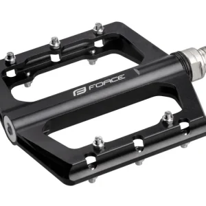 Pedály FORCE STEEP hliníkové s průmyslovými ložisky černé Nízká Cena
