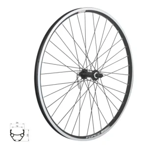 Zapletené kolo přední FORCE CLASSIC 26 HBTX800 V-brzdy 36 děr Omezená Nabídka