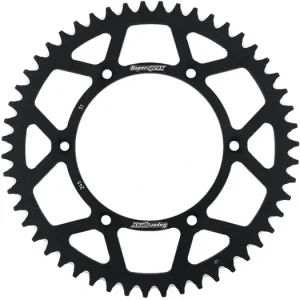 Výprodej Hliníková řetězová rozeta SUPERSPROX RAL-245:51-BLK černý 51 zubů, 520