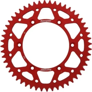 Sezónní Sleva Hliníková řetězová rozeta SUPERSPROX RAL-1512:52-RED červená 52 zubů, 520