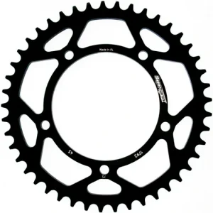 Hliníková řetězová rozeta SUPERSPROX RAL-1793:45-BLK černý 45 zubů, 520 Autentický