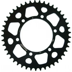 Hliníková řetězová rozeta SUPERSPROX RAL-486:45-BLK černý 45 zubů, 520 Pouze Dnes