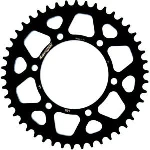 Garance Vrácení Peněz Hliníková řetězová rozeta SUPERSPROX RAL-486:46-BLK černý 46 zubů, 520