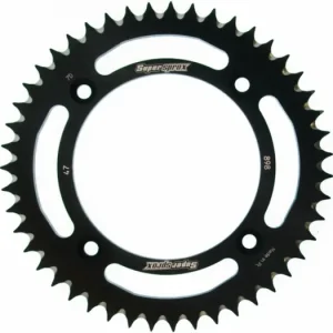 Jen Po Omezenou Doba Hliníková řetězová rozeta SUPERSPROX RAL-898:47-BLK černý 47 zubů, 428